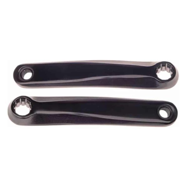 Manivelle 170 mm alu sans vis ISIS noir