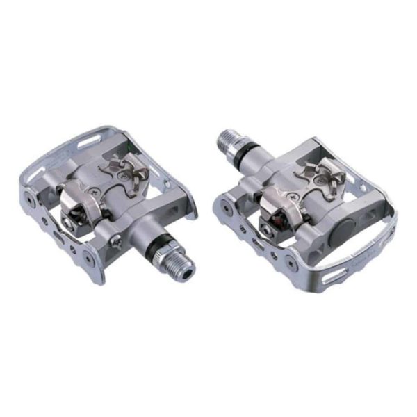 Shimano Pédales PD-M324 SPD avec cale SM-SH56 argent